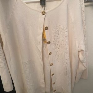 Brand new St John cardigan. Beautiful print with tags still attached